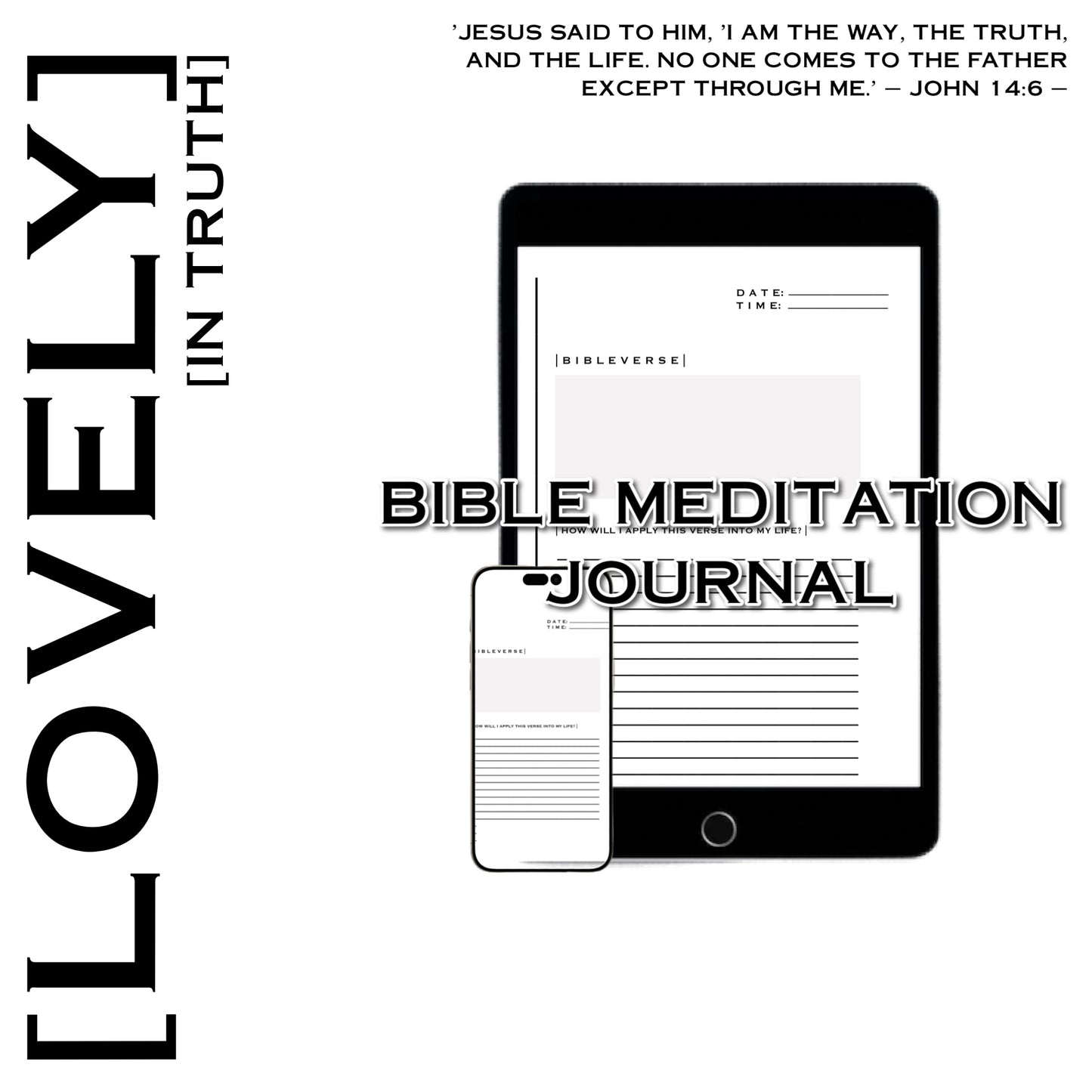 | BIBLE [VERSE] MEDITATION JOURNAL [COVER + 30 SHEETS]