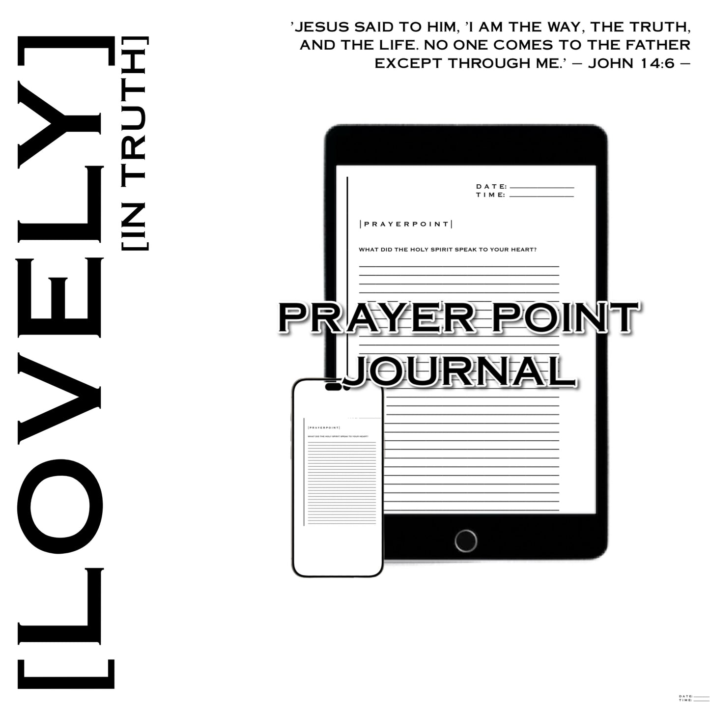 | PRAYER POINT JOURNAL [COVER + 30 SHEETS]